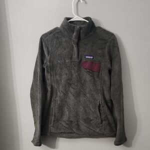 Patagonia Gray Fleece Pullover